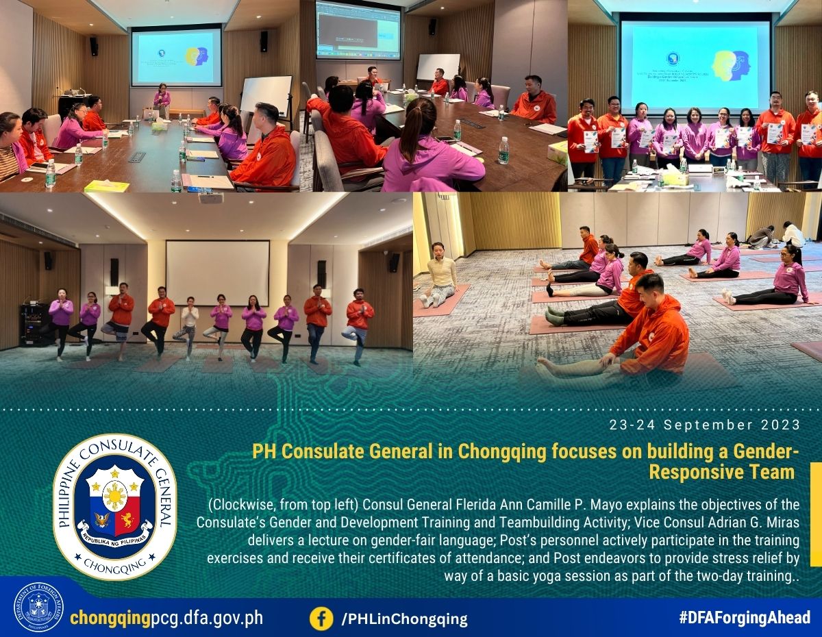 photo Chongqing PCG PH Con Gen in CQ focuses on building a gender responsive team